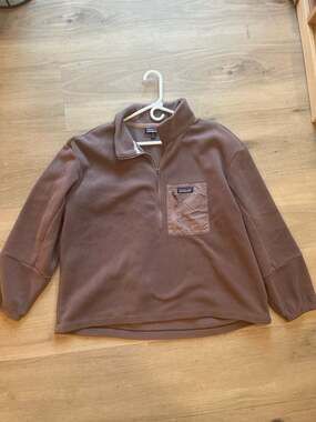 Patagonia Women's Microdini 1/2-Zip Fleece Pullover in Dusky Brown
